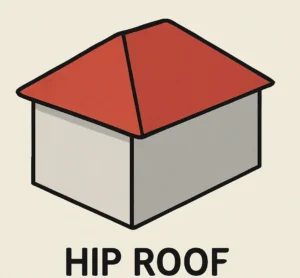 Hip roof